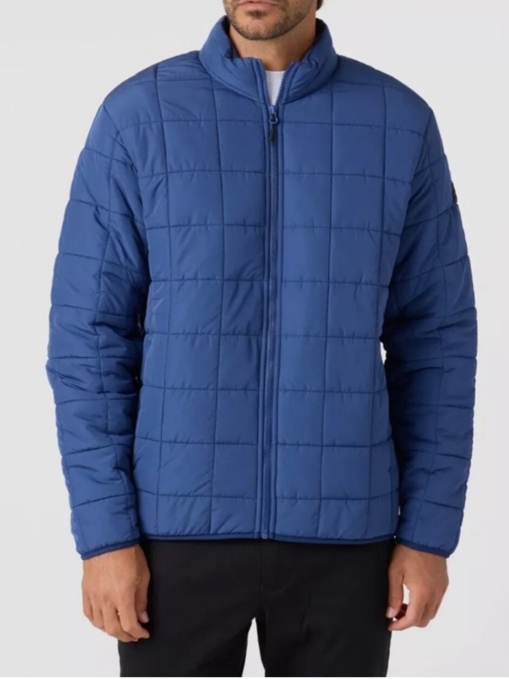 Voyager Men's Polar Fleece
Quilted Lined Puffer Jacket - Blue - Size XL